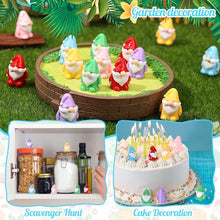 Load image into Gallery viewer, GGSTDDUP 60 Pcs Mini Gnomes, Mini Resin Gnomes Statues, Tiny Figures Miniature Gnome Figurines, Cute Garden Dwarf Fairy Gifts Statues Decor for Landscapes Outdoor Patio Yards Lawn
