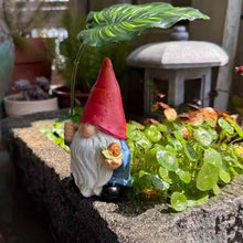 Load image into Gallery viewer, Garden GNOME, Resin Yard Decoration Figurine for Porch, Outdoor Gnomes Garden Decorations, Patio, Lawn, Pool, Whimsical Accent, Landscaping Ornament, 6.5 inches
