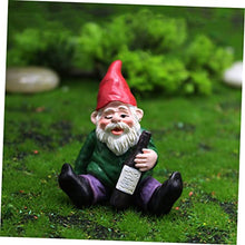 Load image into Gallery viewer, Happyyami Miniature Dwarf Adornments Resin Elf Garden Ornaments 4pcs for Micro Landscape Decor

