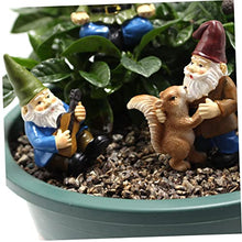 Load image into Gallery viewer, Cabilock 6pcs Unique Resin Gnome Statue Ornament Garden Decor for Gnomes Garden Ornaments Fun Outdoor Flower Pots
