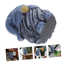 Load image into Gallery viewer, Happyyami Resin Gnome Statue for Garden Decoration Charming Dwarf Figurine Hat Unique Home Ornament for Christmas and Year Outdoor Decor
