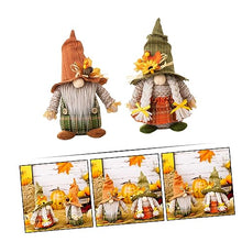 Load image into Gallery viewer, Ciieeo Gnome Doll Ornament Thanksgiving Gnome Home Plush Garden Autumn Decor Festival Harvest Season

