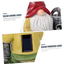 Load image into Gallery viewer, Happyyami 1pc Solar Gnome Light Garden Gnome Ornament Lamp Dog Themed Outdoor Decor for Lawn and Backyard Unique Design for Home Decoration
