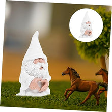 Load image into Gallery viewer, Happyyami Adorable Garden Gnome Statue Small Dwarf Figurine for Outdoor Decoration Hand-painted Resin Craft for Lawn Patio and Decor
