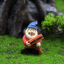 Load image into Gallery viewer, Rwedkd 7 Pieces Gnome Fairy Resin Statues Mini Garden Statues Decoration Tale Statue for Holiday Decoration
