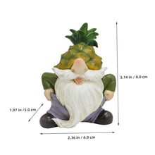 Load image into Gallery viewer, Happyyami Outdoor Gnome Ornaments Resin Craft Gnome Figurine Grandad Garden Ornaments
