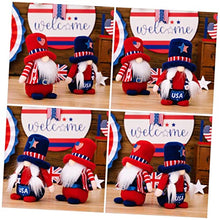 Load image into Gallery viewer, Cabilock Independence Day Gnome Doll for Home Decor Festival Accessory for Celebrations Cute Adornment for Parties Cozy Atmosphere Creation for Desktops and Porches
