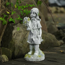 Load image into Gallery viewer, Euiroet 12.5” Angel Fairy Solar Light Statue, Outdoor Lawn Solar Decor, LED Large Garden Sculpture, Unique Gift Ideas for Gardening Mom Grandma, Patio, Yard, Pathway, Solar Powered Landscape Accent
