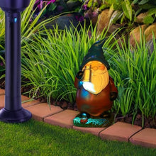 Load image into Gallery viewer, Solar Gnomes Decor for Outside | Garden Gnome Statues - Waterproof with Light Decor Sculptures Funny Ornaments for Patio Spring Fall Halloween Backyard Front
