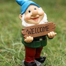 Load image into Gallery viewer, Funny Garden Gnome Statue, Garden Gnome Ornaments Outdoor, Resin Crafts Cartoon Dwarf Statue for Yard Lawn Decoration Gift
