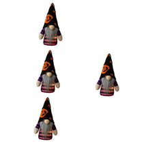 Load image into Gallery viewer, Cabilock 4pcs Halloween Gnome Ornaments Lighting Gnome Pendants Hanging Gnome Dolls Mushroom Solar Lights Elegant Home Decor
