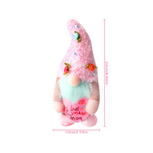 Load image into Gallery viewer, Jagowa Mother&#39;s Day Gnome Plush Doll Easter Bunny Gnomes Décor Gonk Dwarf Elf Figurines Desktop Ornaments
