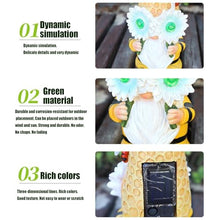 Load image into Gallery viewer, Outdoor Statues, Solar Garden Gnome, Sunflower Gnome Sculpture, Spring Gnome Figurine, Solar-Powered Sunflower Spring Gnome Statue Resin Gnome Statues with Solar Lights for Yard, or Garden Decor
