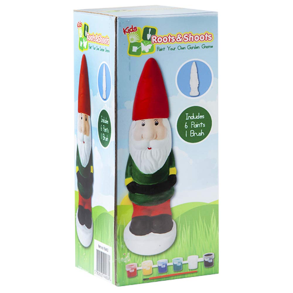 Roots & Shoots Paint Your Own Gnome Art Kit for Kids