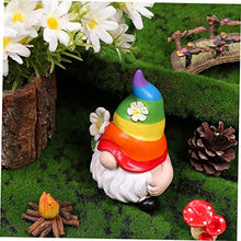 Load image into Gallery viewer, Cabilock Lovely Garden Gnome Figurine Adorable Outdoor Resin Statue for Garden Decor As Cute Ornament for Lawn and Patio
