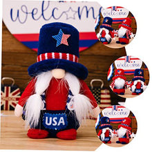 Load image into Gallery viewer, Cabilock Independence Day Gnome Doll for Home Decor Festival Accessory for Celebrations Cute Adornment for Parties Cozy Atmosphere Creation for Desktops and Porches

