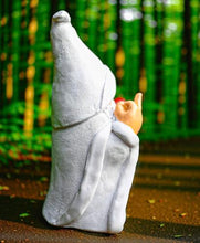 Load image into Gallery viewer, Middle Finger Decor Statue, 5.9in Naughty Smoking Wizard Dwarf- Funny Garden Gnomes Outdoor Decorations for Lawn Patio Yard Home Decor Easter Halloween
