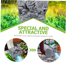 Load image into Gallery viewer, Happyyami Garden Decor Gutter Downspout Extension Statue Gnome Downspout Cover Decorative Gutter Drain Cover Spout Decoration
