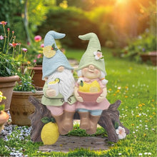 Load image into Gallery viewer, Lesser &amp; Pavey Lemon Garden Gnome Figurines Statues For Home Decor | Ideal Ornaments Friendship Gifts For Women &amp; Men | Lovely Table Centerpiece &amp; Living Room Accessories
