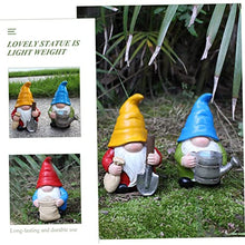 Load image into Gallery viewer, BESPORTBLE 3pcs Resin Gnome Statues Garden Gnomes for Decor Sculptures Ornaments for Garden Outdoor Indoor
