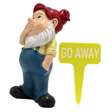 Load image into Gallery viewer, POPETPOP 2sets Outdoor Resin Gnome Decoration Labels Cute Red-hatted Garden Gnome for Lawn Patio and Courtyard and Lightweight Garden Ornament
