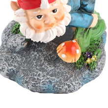 Load image into Gallery viewer, Ldafava Dwarf Resin Ornaments Cute Decorative Gnome Statue Durable Yard Decor for Home Garden Outdoor Resin Material 10x10.5x14cm
