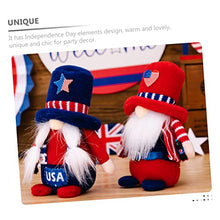 Load image into Gallery viewer, Cabilock Independence Day Gnome Doll for Home Decor Festival Accessory for Celebrations Cute Adornment for Parties Cozy Atmosphere Creation for Desktops and Porches
