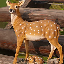 Load image into Gallery viewer, Gpzj Resin Sculpture Statue, A Simulation Image Of Mother And Child Deer, Exudes The Beauty Of Mother’S Love, And Is A Highly Appreciated Artistic Landscape Decoration
