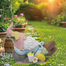 Load image into Gallery viewer, Lesser &amp; Pavey Lemon Garden Gnome Figurines Statues For Home Decor | Ideal Ornaments Friendship Gifts For Women &amp; Men | Lovely Table Centerpiece &amp; Living Room Accessories
