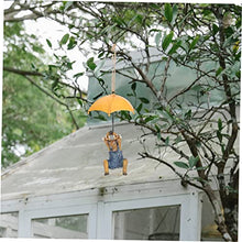 Load image into Gallery viewer, Toyvian Creative Resin Deer Statue for Garden Decor Umbrella Deer Ornament for Outdoor and Courtyard Decoration Compact Lifelike Craftsmanship Nature Inspired Accent
