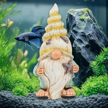 Load image into Gallery viewer, LIYAOLI Fish Aquarium Decor Ornaments Resin Garden Gnomes Statues Fish Tank Decorations Small Accessories Funny Home Ocean Decor Fish Toy for Betta Cichlid Goldfish Shrimps Hermit Crabs Turtle
