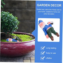 Load image into Gallery viewer, Happyyami Drunk Dwarf Garden Gnome Statue for Outdoor Decor Creative Craft Decoration for Lawn and Patio Unique Holiday
