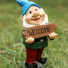 Load image into Gallery viewer, ereqeip Garden Gnomes Outdoor Funny | Lantern Dwarf Welcome Gnomes - Funny Garden Gnome Gifts Naughty Gnomes Garden Statue Yard Gnomes
