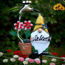Load image into Gallery viewer, Solar Stake Lights Outdoor, Solar Garden Light Gnome, Christmas Garden Yard Art, Outdoor Decor Faucet Twinkling, Waterproof LED Landscape Lighting, Winter Yard Lawn Decor
