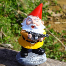 Load image into Gallery viewer, MOOCOCO Funny Garden Gnome Statue, Naughty Gnomes Statues Figurines for Outdoor Lawn &amp; Yard Home Decorations, Gnomes Figurine Sculpture Resin Ornaments (W03)
