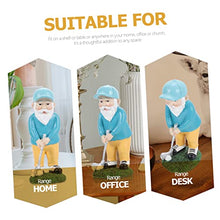 Load image into Gallery viewer, Mipcase Decorative Golfing Dwarf Ornament Resin Craft Miniature Gnome for Christmas Decor
