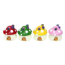 Load image into Gallery viewer, OUNONA Miniature Mushroom House Decoration Fairy Garden Dollhouse Plant Pot Figurine (Bright Red)
