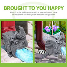 Load image into Gallery viewer, TOYANDONA Resin Garden Gnome Downspout Extender Weather Resistant Gutter Drain Spout Decoration Unique Garden Gnome Decor for Lawn and Outdoor Spaces for Waterfall Diversion
