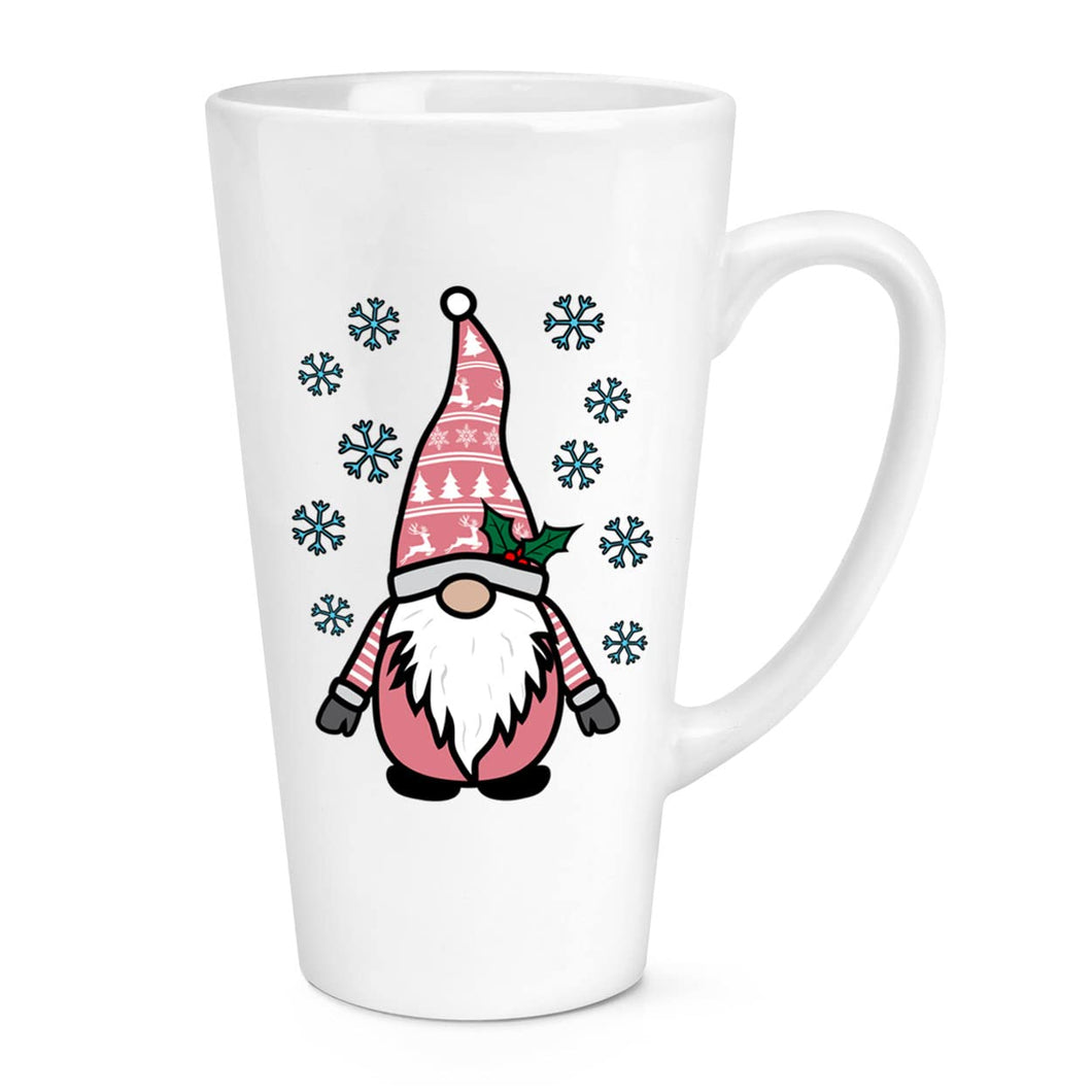 Gonk Gnome Pink Festive Christmas 17oz Large Latte Mug Cup