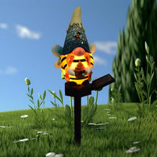 Load image into Gallery viewer, Gnome Solar Light, Bee Gnome Statue, Garden Stake Lights, Outdoor Solar Gnome, 14.5x9.5cm/5.71x3.74 Inches, 0.34k G, Resin, Abs Floor Plug for Garden, Lawn, Patio, Yard
