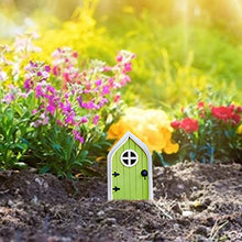 Load image into Gallery viewer, Mllkcao Garden Ornaments Outdoor Door and Window Pendant Crafts Outdoor Elves Dwarf Courtyard Garden Tree Decoration Green
