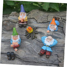 Load image into Gallery viewer, Mipcase 3 Sets Resin Miniature Gnomes Gnome Yard Decorations Outdoor Quirky Garden Ornaments
