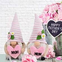 Load image into Gallery viewer, Kelisdi Mother&#39;s Day Gnomes Decorations Gifts Handmade Mum Gonks Plush Faceless Doll Decorations Mothers Day Present Spring Ornaments For The Home
