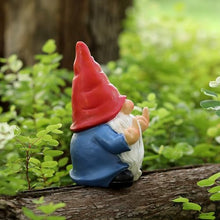 Load image into Gallery viewer, Middle Finger Gnome Mini 5.5in,Double Bird Gnome - Naughty Funny Outdoor Decoration for Yard Patio Lawn Ornament and Home Decor,Fairy Garden
