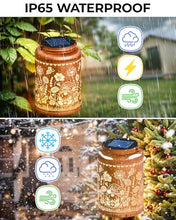 Load image into Gallery viewer, Solar Outdoor Hanging Lantern, Decorative Garden Light (gnome, 1)

