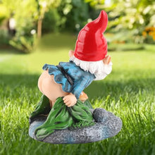 Load image into Gallery viewer, Ldafava Dwarf Resin Ornaments Cute Decorative Gnome Statue Durable Yard Decor for Home Garden Outdoor Resin Material 10x10.5x14cm
