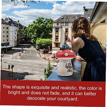 Load image into Gallery viewer, Happyyami 1pc Creative Gnome Doll for Garden Decor Adorable Mushroom Design Landscape Prop for Home Decoration and Sturdy Outdoor Ornament for Patio and Balcony
