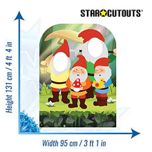 Load image into Gallery viewer, STAR CUTOUTS The Spirit of The Garden Gnomes Child Stand-In Cut Out, Cardboard, Multi-Colour, 131 x 95 x 131 cm
