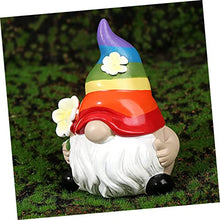 Load image into Gallery viewer, Cabilock Lovely Garden Gnome Figurine Adorable Outdoor Resin Statue for Garden Decor As Cute Ornament for Lawn and Patio
