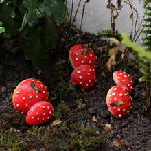 Load image into Gallery viewer, Mellshy Luminous Mushroom Garden Decorations Resin Mushroom Tree Hugger Glow in The Dark Mushroom Yard Decor for Outdoor Fairy Garden Micro Landscape Flower Pot Tree Decor

